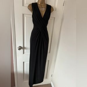Full Length Black Evening Dress
